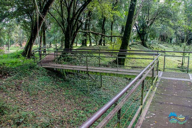 Passarelas nas trilhas. Passarelas nas trilhas.