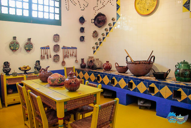 Cozinha. Museu Frida Kahlo