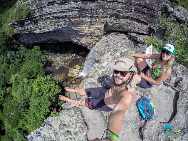 Vista da Cachoeira do Rio São Jorge - O que fazer em Ponta Grossa