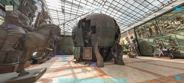 Visita virtual à Galeria de arte Zurab Tsereteli museus russos para visitar on line - Galeria de arte Zurab Tsereteli