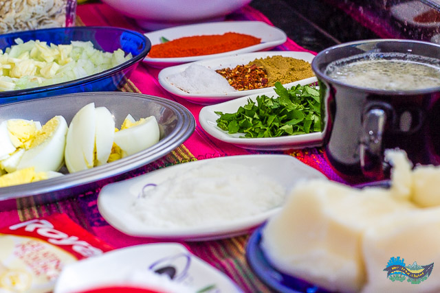 Ingredientes para fazer Salteña Ingredientes para fazer Salteña