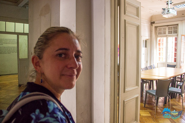 Foto do choro na casa Londres 38. 