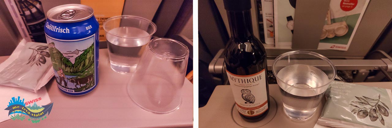 Como é voar com a Swiss - Lanche