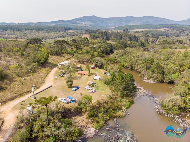 &Aacute;rea de Camping. Recanto Saltinho. 