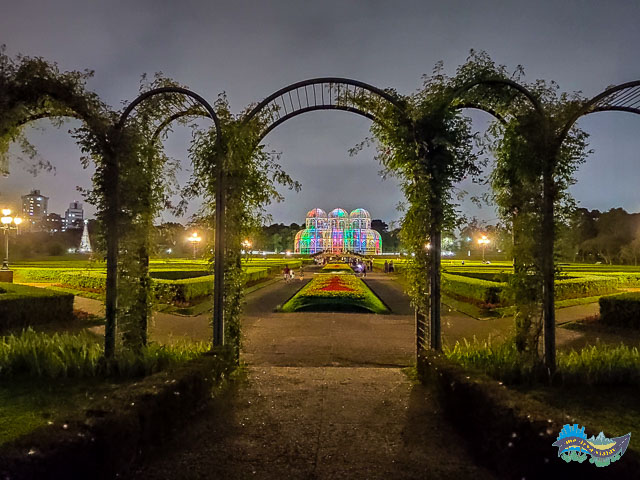 Jardim Botânico de Curitiba - natal. Natal em Curitiba: Jardim Botânico.