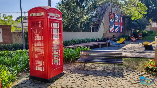 Cabine telefônica Inglesa Cabine telefônica Inglesa - Parque Gomm