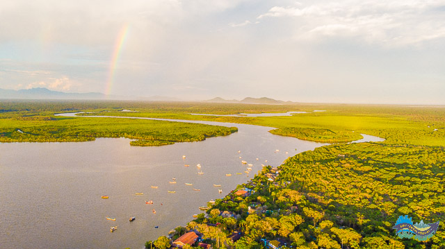 Interior da Ilha das peças. 