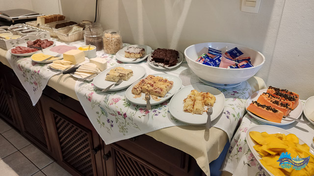 Café da manhã - Hospedagem 