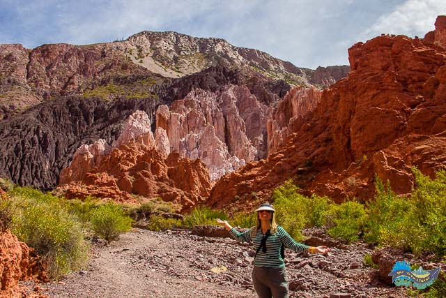 Quebrada de las Señoritas em Uquia. Quebrada de las Señoritas em Uquia.