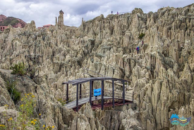 Como é o Valle de la Luna em La paz, na Bolívia. 