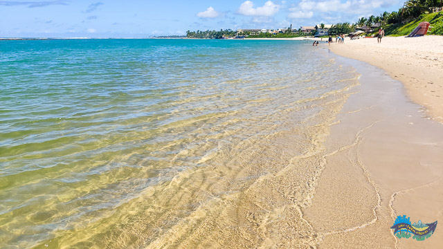 Água tranquila e cristalina. Praia linda - Muro Alto