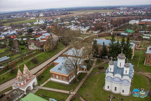 O que fazer em Suzdal - Vista da torre do campanário. 