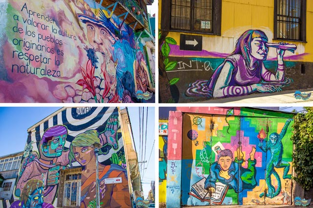 Grafites em Valparaíso