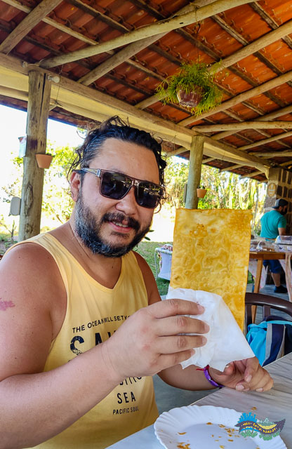 Pastelão depois da trilha Pastelão depois da trilha