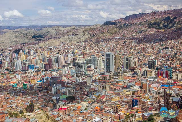 La Paz - Vista Panorâmica. La Paz - Vista Panorâmica.