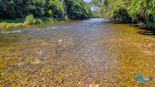 Rio Nhundiaquara em Morretes - Espaço ecológico João Mineiro