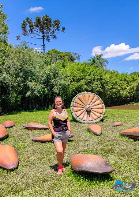 Pinha gigante e pinhões